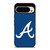 ATLANTA BRAVES MLB LOGO Google Pixel 9 Pro Case Cover ATLANTA BRAVES MLB LOGO Google Pixel 9 Pro Case Cover