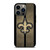 NEW ORLEANS SAINTS NFL METAL STRIPE iPhone 13 Pro Case Cover