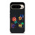 OFF WHITE COLORFUL FLOWER Google Pixel 9 Pro Case Cover