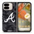ATLANTA BRAVES BASEBALL BLACK CAMO Google Pixel 9 Pro Fold Case Cover