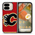 CALGARY FLAMES NHL HOCKEY TEAM LOGO Google Pixel 9 Pro Fold Case Cover CALGARY FLAMES NHL HOCKEY TEAM LOGO Google Pixel 9 Pro Fold Case Cover