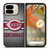 CINCINNATI RED MLB BASEBALL METAL Google Pixel 9 Pro Fold Case Cover