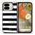 KATE SPADE NEW YORK BLACK STRIPES Google Pixel 9 Pro Fold Case Cover