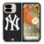 NEW YORK YANKEES BASEBALL BLACK Google Pixel 9 Pro Fold Case Cover