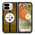 PITTSBURGH STEELERS NFL METAL STRIPE Google Pixel 9 Pro Fold Case Cover