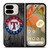 TEXAS RANGERS BASEBALL MLB WOOD LOGO Google Pixel 9 Pro Fold Case Cover