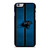 CAROLINA PANTHERS NFL METAL STRIPE iPhone 6 / 6S Case Cover
