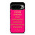 KATE SPADE NEW YORK QUOTES PINK Google Pixel 9 Pro XL Case Cover
