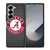 ALABAMA CRIMSON TIDE FOOTBALL METAL Samsung Galaxy Z Fold 6 Case Cover