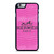 HERMES PARIS PINK LEATHER iPhone 6 / 6S Case Cover