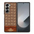 COACH NEW YORK LOGO BROWN LEATHER Samsung Galaxy Z Fold 6 Case Cover