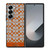 COACH NEW YORK LOGO PATTERN ORANGE EMBLEM Samsung Galaxy Z Fold 6 Case Cover