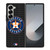 HOUSTON ASTROS BASEBALL BLACK Samsung Galaxy Z Fold 6 Case Cover