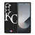 KANSAS CITY ROYALS BASEBALL BLACK Samsung Galaxy Z Fold 6 Case Cover