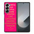 KATE SPADE NEW YORK QUOTES PINK Samsung Galaxy Z Fold 6 Case Cover