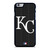 KANSAS CITY ROYALS BASEBALL BLACK iPhone 6 / 6S Case Cover