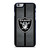 LAS VEGAS RAIDERS NFL METAL STRIPE iPhone 6 / 6S Case Cover