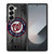 WASHINGTON NATIONALS BASEBALL MLB WOOD LOGO Samsung Galaxy Z Fold 6 Case Cover