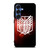 ATTACK ON TITAN LOGO RED Samsung Galaxy S25 Case Cover