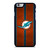 MIAMI DOPHINS NFL METAL STRIPE iPhone 6 / 6S Case Cover