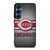CINCINNATI RED MLB BASEBALL METAL Samsung Galaxy S25 Case Cover