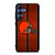 CLEVELAND BROWNS NFL METAL STRIPE Samsung Galaxy S25 Case Cover