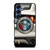 FORD MUSTANG CAR LOGO WHITE Samsung Galaxy S25 Case Cover