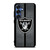 LAS VEGAS RAIDERS NFL METAL STRIPE Samsung Galaxy S25 Case Cover
