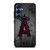 LOS ANGELES ANGELS BASEBALL MLB WOOD LOGO Samsung Galaxy S25 Case Cover