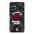 MIAMI HEAT BLACK CAMO Samsung Galaxy S25 Case Cover
