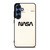 NASA LOGO WHITEI CON Samsung Galaxy S25 Case Cover