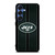 NEW YORK JETS NFL METAL STRIPE Samsung Galaxy S25 Case Cover