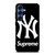 NEW YORK YANKEES X SUPREME Samsung Galaxy S25 Case Cover