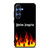PALM ANGELS GRAFFITI FLAMES Samsung Galaxy S25 Case Cover