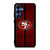SAN FRANCISCO 49ERS NFL METAL STRIPE Samsung Galaxy S25 Case Cover