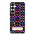 COACH NEW YORK COLORFULL BLACK PATTERN EMBLEM Samsung Galaxy S25 Plus Case Cover