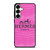 HERMES PARIS PINK LEATHER Samsung Galaxy S25 Plus Case Cover