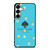 KATE SPADE NEW YORK LOGO BLUE GOLDEN POLKADOTS Samsung Galaxy S25 Plus Case Cover
