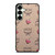 MCM LOVE CHERRIES BROWN LEATHER Samsung Galaxy S25 Plus Case Cover