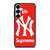 NEW YORK YANKEES SUPREME NEW ERA 2 Samsung Galaxy S25 Plus Case Cover