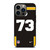 PITTSBURGH STEELERS JOE HAEG 73 NFL NIKE iPhone 13 Pro Case Cover