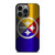 PITTSBURGH STEELERS NFL FOOTBALL METAL iPhone 13 Pro Case Cover