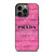 PRADA PINK DIAMOND iPhone 13 Pro Case Cover