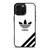 ADIDAS STRIPE BLACK iPhone 16 Pro Max Case Cover
