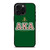 AKA PINK AND GREEN SIMPLE LOGO iPhone 16 Pro Max Case Cover