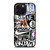 BROOKLYN NETS NBA STICKER BOMB iPhone 16 Pro Max Case Cover