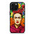 FRIDA KAHLO FLORAL ART iPhone 16 Pro Max Case Cover