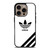 ADIDAS STRIPE BLACK iPhone 16 Pro Case Cover
