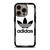 ADIDAS TREFOIL ROUND WHITE iPhone 16 Pro Case Cover
