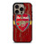 ARSENAL FC WOODEN LOGO iPhone 16 Pro Case Cover